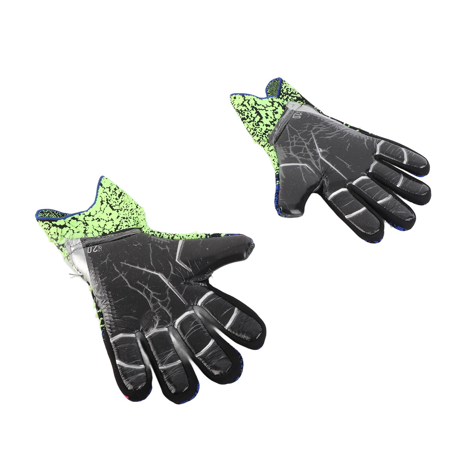

Soccer Goalkeeper Gloves Strong Grip Football Goalkeeper Gloves for Kids Youth and Adult