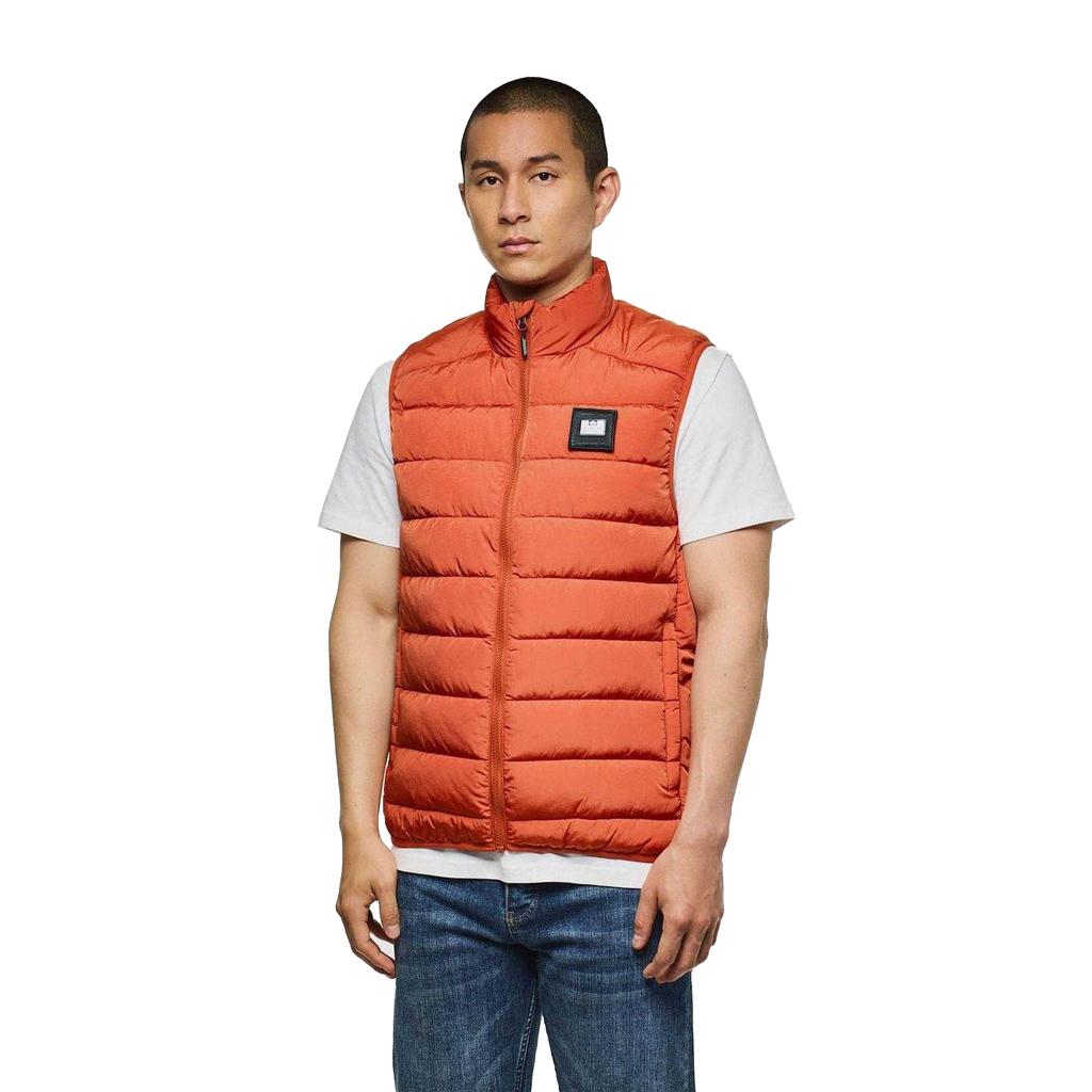 Weekend Offender Mens Gacha Logo Quilted Gilet