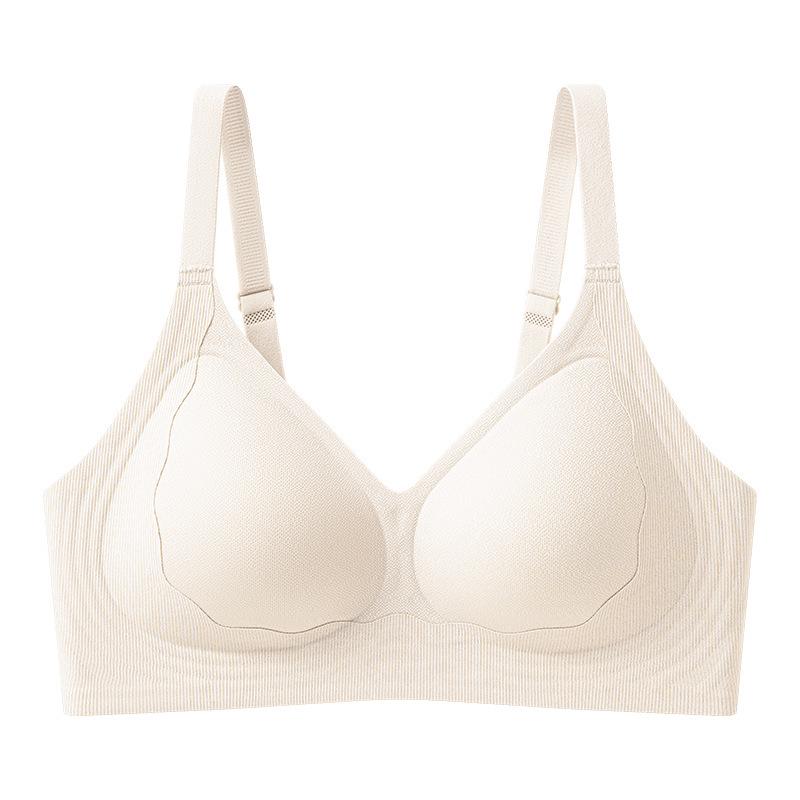 Seamless Invisible Push-Up Bra for Women - Thin, Soft, Anti-Sagging, Side Support