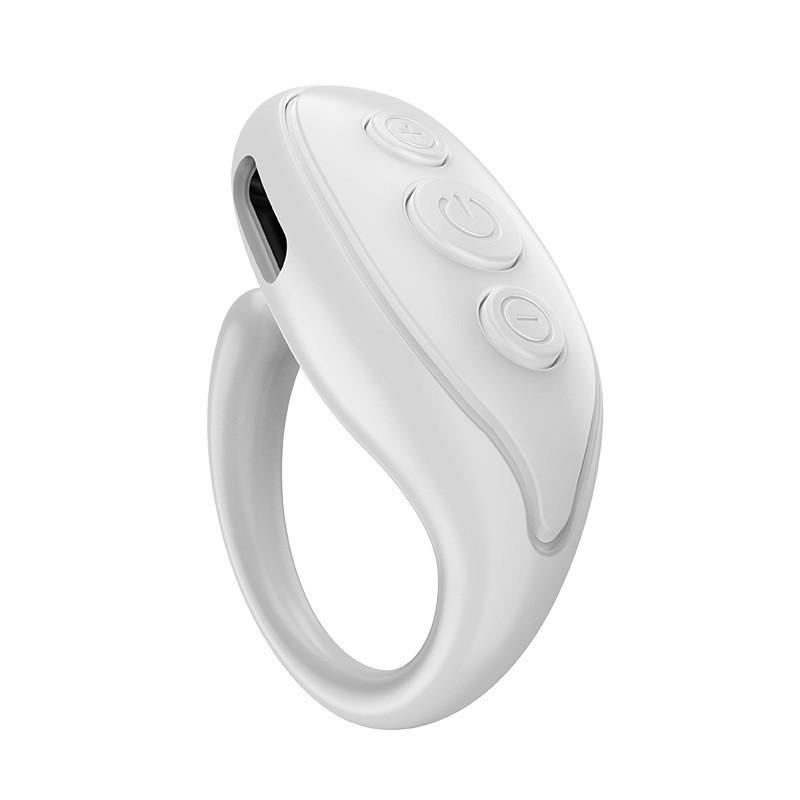 Bluetooth Finger Ring Remote Control with Charging Case: Camera & TikTok Selfie Controller