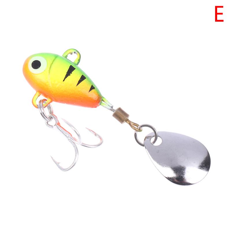 

1/5 шт. Хвостовые блесны 8 г 4,6 см Металлические мини-вибы с ложкой Рыболовная приманка Снасть Вертушка-воблер Вибрация Вертушка Тонущая приманка