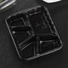 Yongduo 5-Compartment Disposable Meal Boxes (100 Sets)