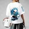Summer New Demon Slayer Anime Printed T-shirt Men's and Women's T-shirt Children's and Parental Clothing Boy Girl T-shirt 2026