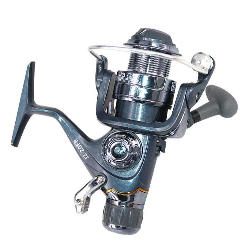 Double Brake Fishing Wheel Carp Surf Spinning Reel 5.5:1 5+1BB Tackle 8KG Max Drag Power Sea Casting Fishing Reels