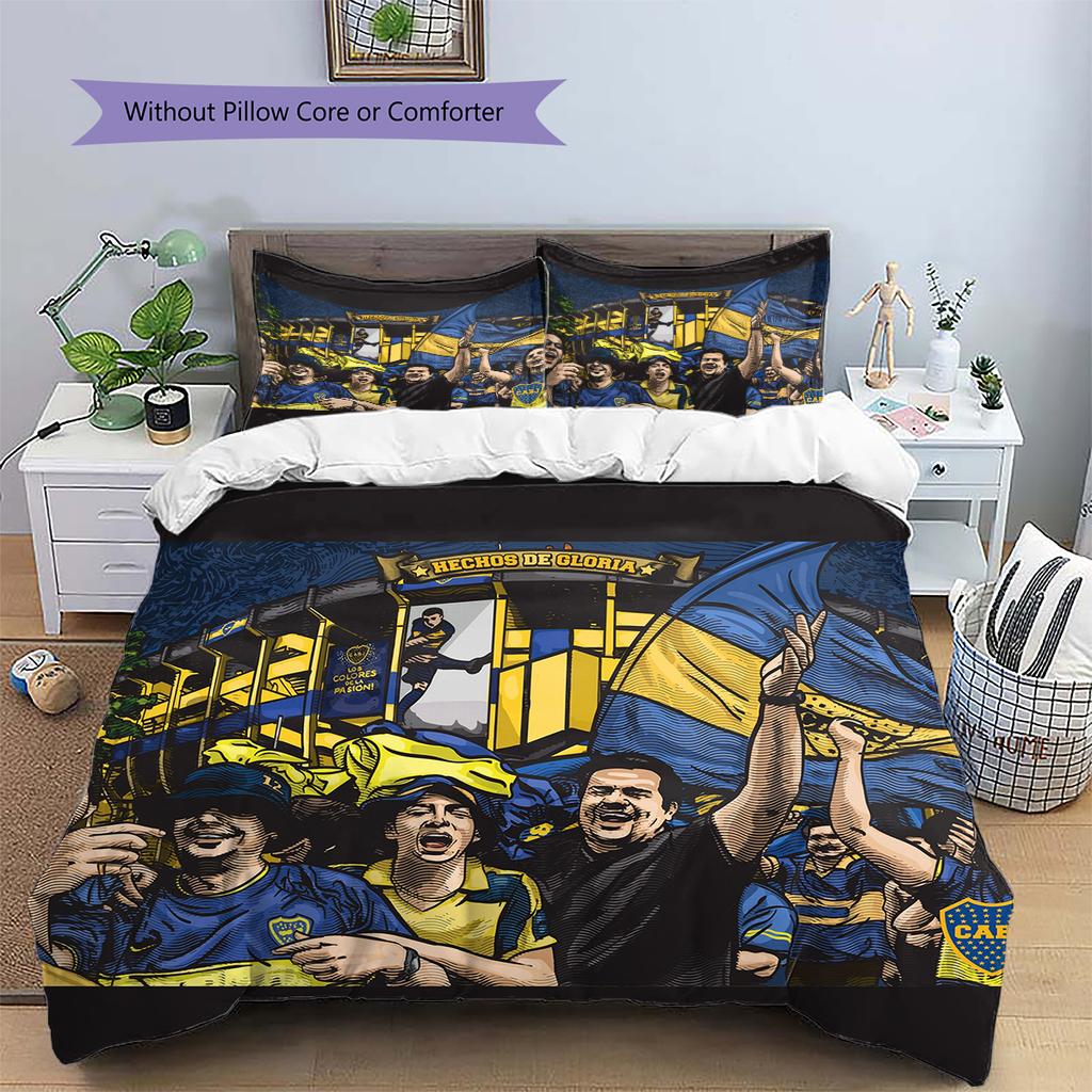 Boca Pattern Bedding Home Decoration Birthday Gift (1 * duvet cover + 2 * pillowcase, without core)