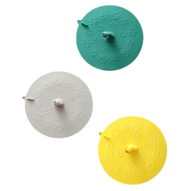 Deodorant de desene animate Capac pentru scurgere de pardoseală Dop de chiuvetă Anti-înfundare Cadă de baie Filtru de piscină Opritor de păr Filtru de canalizare pentru bucătărie Baie