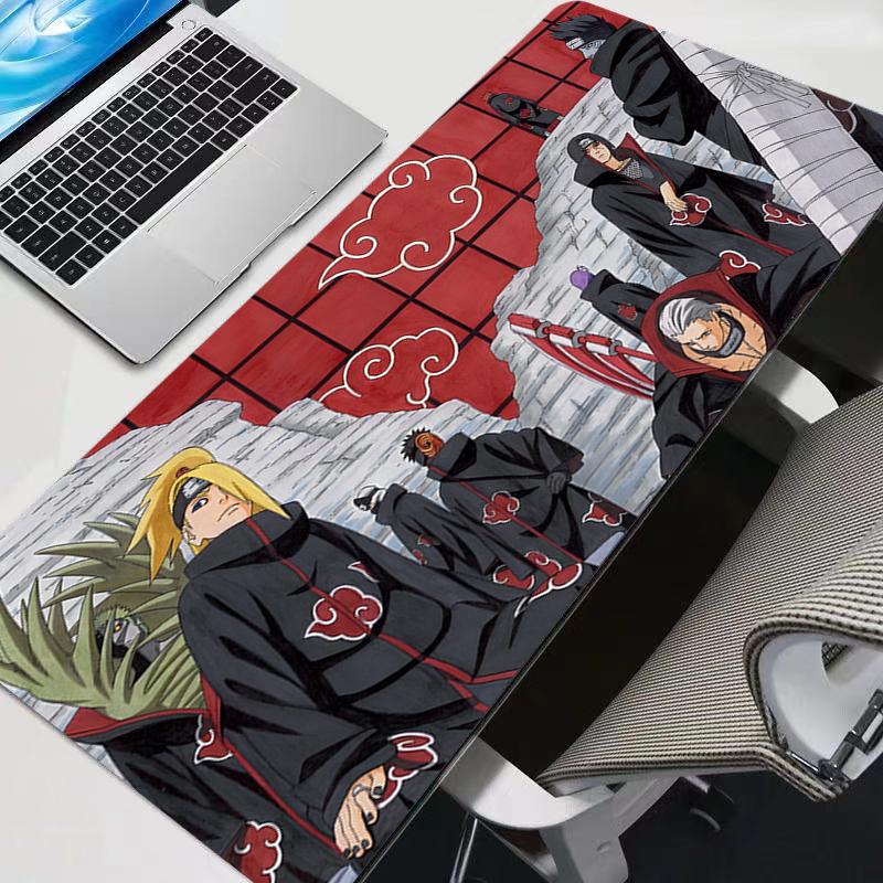 Mouse Pad Naruto Anime Gamer Computer HD Mousepad Office Laptop Gaming Accessories Tablet Varmilo Keyboard Pad Mausepad