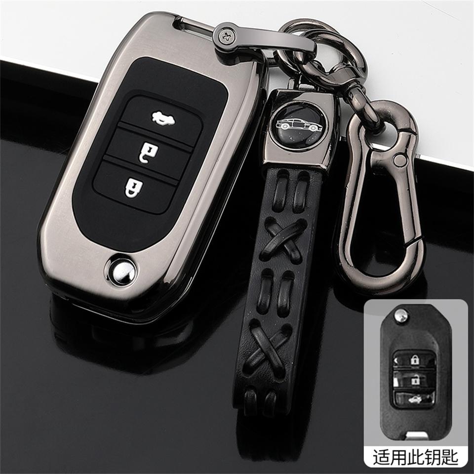 

Чехол для автомобильного брелока для ключей Honda Civic CR-V HR-V Accord Jade Crider Odyssey 2015-2018 Аксессуары для пульта дистанционного управления серый