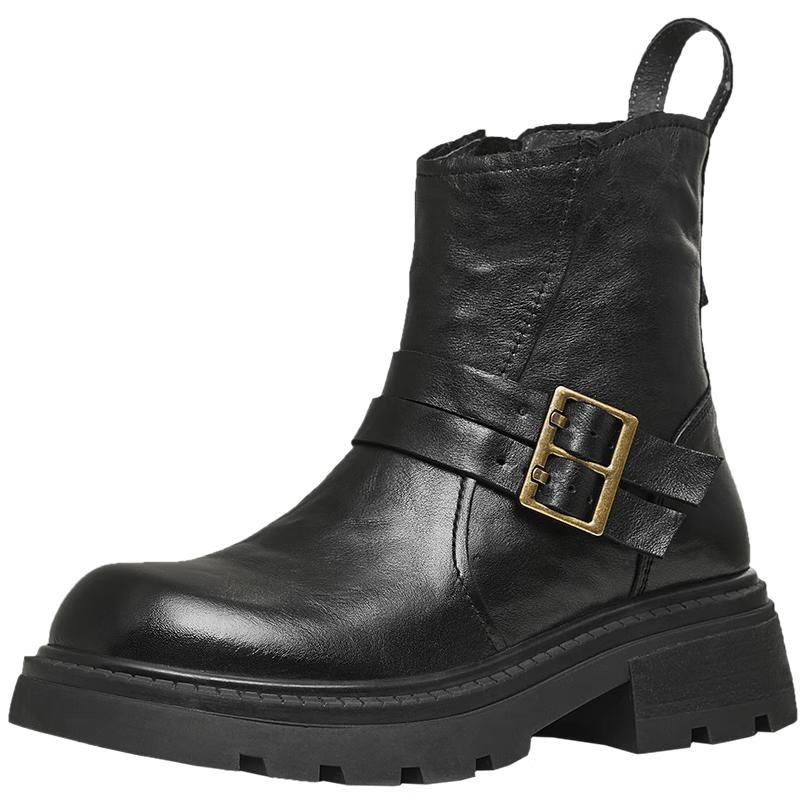 Temeimei Women s Thick Sole Short Boots 38