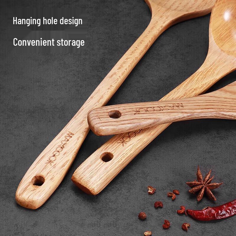 MAXCOOK 4-Piece Wooden Kitchen Utensil Set