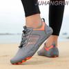 Outdoor Mens Womens Barefoot Water Shoes Five-Finger Fitness Yoga Shoes Breathable Lightweight Non Slip Outdoor Walking Shoes