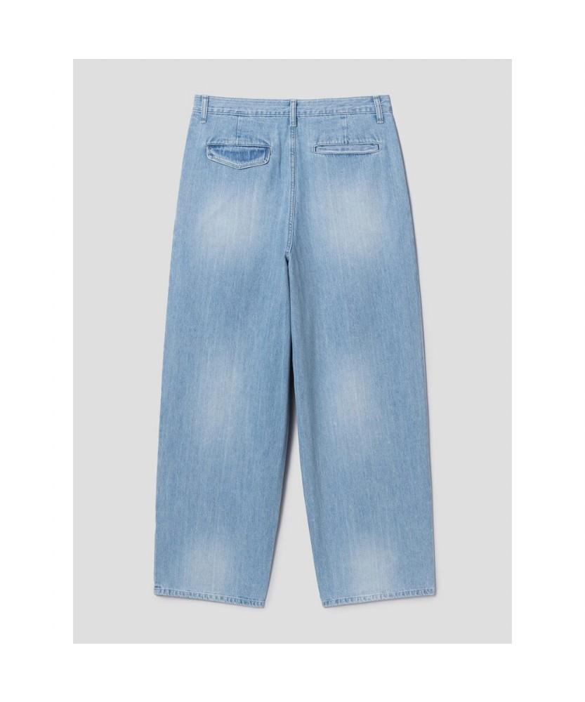 SHIFT.G Whph Onetuck Wide Denim Pants Blue