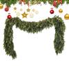 Christmas Cedar Garland Soft Weather-Resistant Festive Decoration Artificial Greenery Cedar Garland For Indoor Outdoor Fireplace