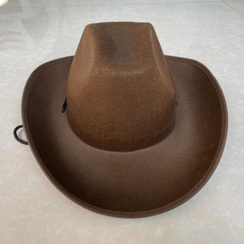 Polyester Western Cowboy Hat For Children And Adults