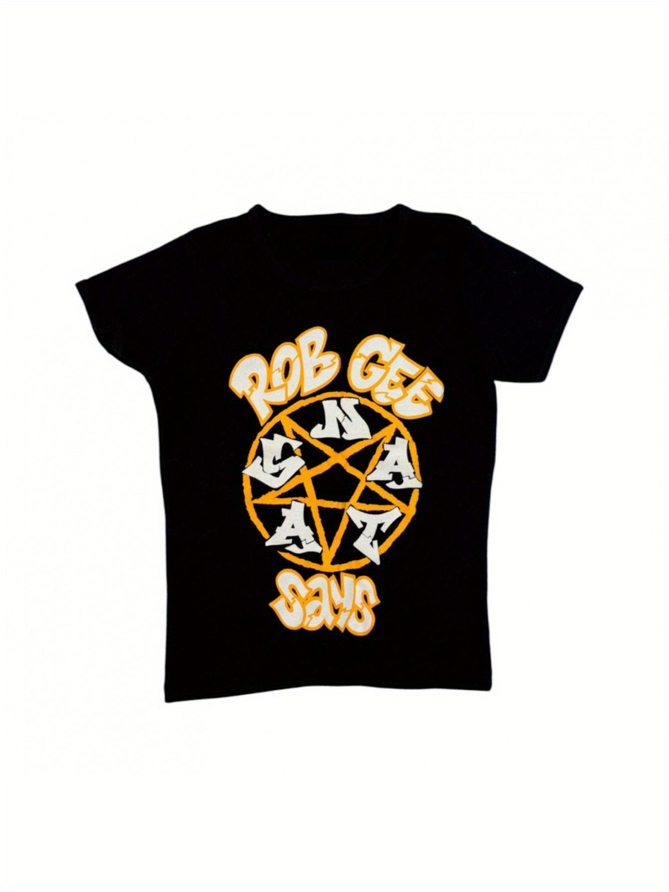 Vintage Rob Gee Natas Says Hardcore Gabber Rave T-Shirt - Music Producer Tee for Rave Outfits XXXXL