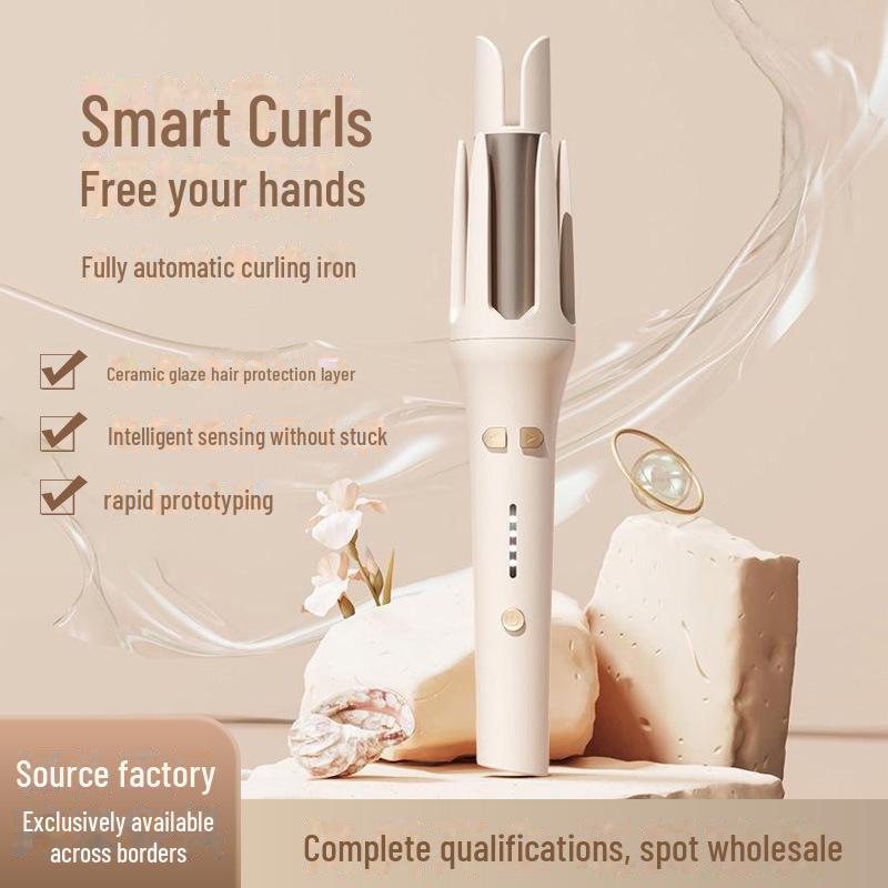 32mm Automatic Curling Iron with Negative Ion Technology - Handheld, Dorm-Friendly, Hair Safe, Big Wave Curler