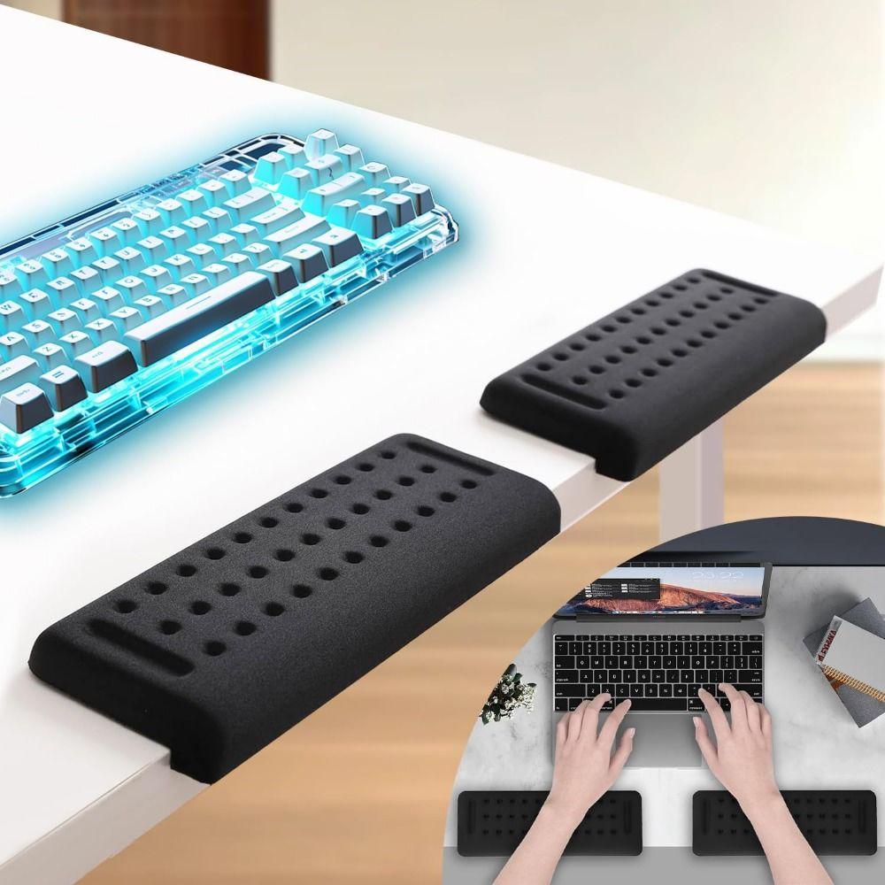 1Pc Black Desk Elbow Pad Soft Cushion Keyboard Hand Rest Elbow Support Padding  Protection Rest