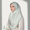 Adjustable Printed Arab Lady Headscarf Cotton Hijab Head Wrap Ethnic