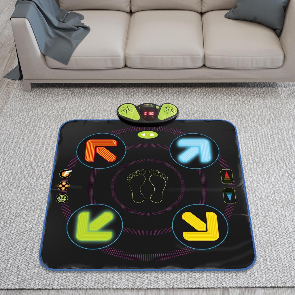 Dance Mat for Children, Interactive Musical Toy with LED Lighting