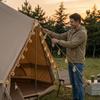 Solar-Powered LED Hemp Rope String Lights: Waterproof Copper Wire for Camping, Christmas, and Yard Decoration