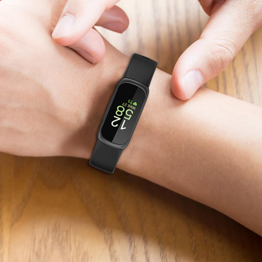 Soft Silicone Watch Band Replacement Waterproof Wrist Strap for Fitbit Inspire 3 6