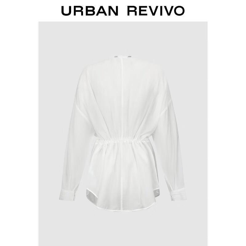 UR 2025 Autumn Tie-Waist Loose Casual Coat L (XL-XXL)