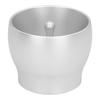 Kaffeepulverbehälter Aluminium Dosierbecher Kaffee Anti-Flugstaub Pulverbecher für Küche Silber