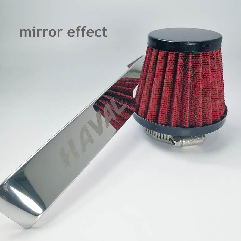 for HAVAL F7 F7x Rearview Mirror Sticker Trim Deco Protector Stainless Steel Accessories