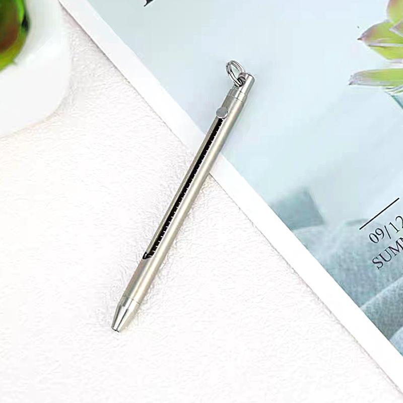 1ks kovová vidlička na ovoce Vysoce pevná dárková klíčenka Stahovací párátko Přenosné venkovní