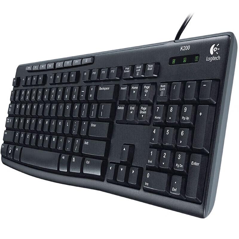 Logitech MK200 Wired Multimedia Keyboard and Mouse Combo