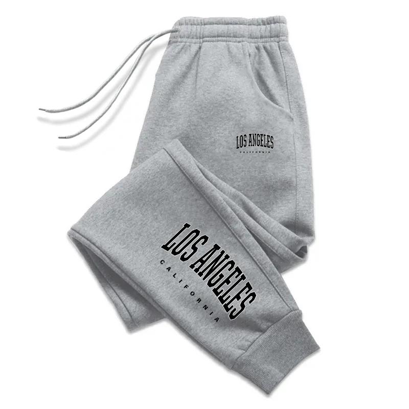 Ankunft Damen Lässige Mode Sweatpants Amerikanischer Stil Los Angels Bedruckte Sweatpants Zuhause Outdoor Sport Jogginghose