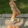 Fashion Women Fashion Slippers Slip on Anti-slip Flip Flops Summer Beach Slippers Luxury Flat Sandals Casual Designer Shoes Slides Women