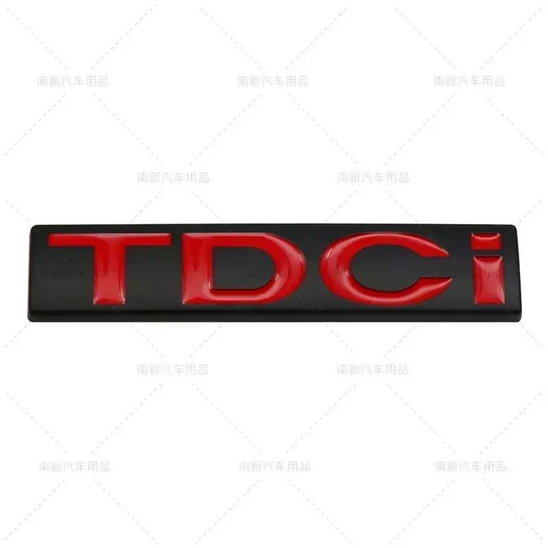 3D Metal TDCI Letters Car Rear Trunk Emblem Badge Sticker Decals For Ford Kuga Explorer Transit Accessories
