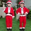 Weihnachts-Kinder-Set, rote Jungen- und Mädchen-Neu-Aufführungskleidung, Babyfoto Weihnachtsmann-Kleidung