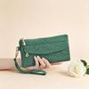 Versatile Multi-color Wrist Clutch Bag Women's Light and Thin Portable Mobile Phone Change Storage Bag Casual Bag