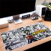 Heroic Adventures Manga Large Gaming Mouse Pad Nonslip Rubber Base Waterproof Desk Mat For Office Pc Laptop