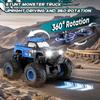 Remote Control Car, 1:24 Scale All Terrain Monster Tuck Toys with Upright Driving and 360° Rotation, Remote Control Tuck with 20km/h, Auto Demo and