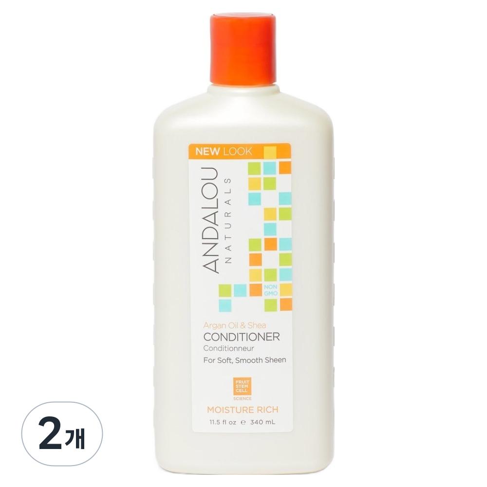 Andalou Naturals Argan Oil Shea Butter Conditioner 2 pcs 340ml