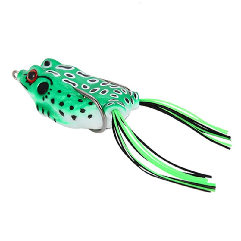 1 Stück Froschköder Crankbait Tackle Kurbelköder Angelköder Süßwasser Salzwasser Weicher Bionischer Köder
