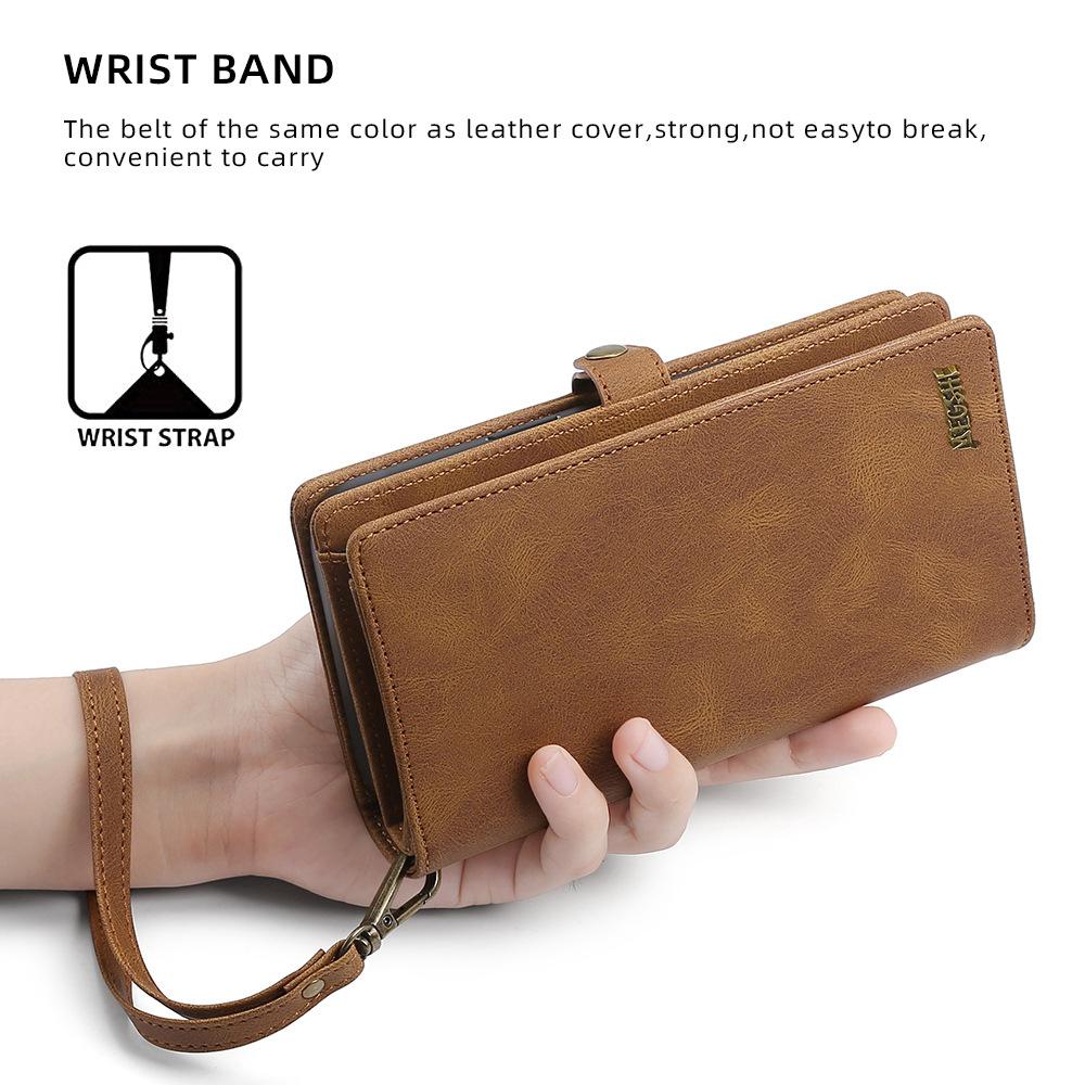 Suitable For IPhone 15 Pro Flip Phone Case IP14 Promax Wallet Phone Case Protective Case