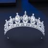 DIEZI 11 Colors New Luxury Princess Crystal Tiara Women Wedding Party Elegant Bridal Bride Rhinestone Crown Hair Accessories