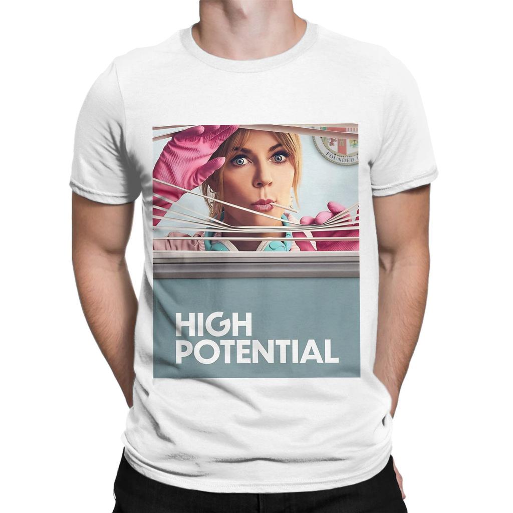 Hohes Potenzial Original Hohes Potenzial Grafik Lustig 100% Baumwolle T-Shirt Hohes Potenzial T-Shirts Oberteile Für Unisex