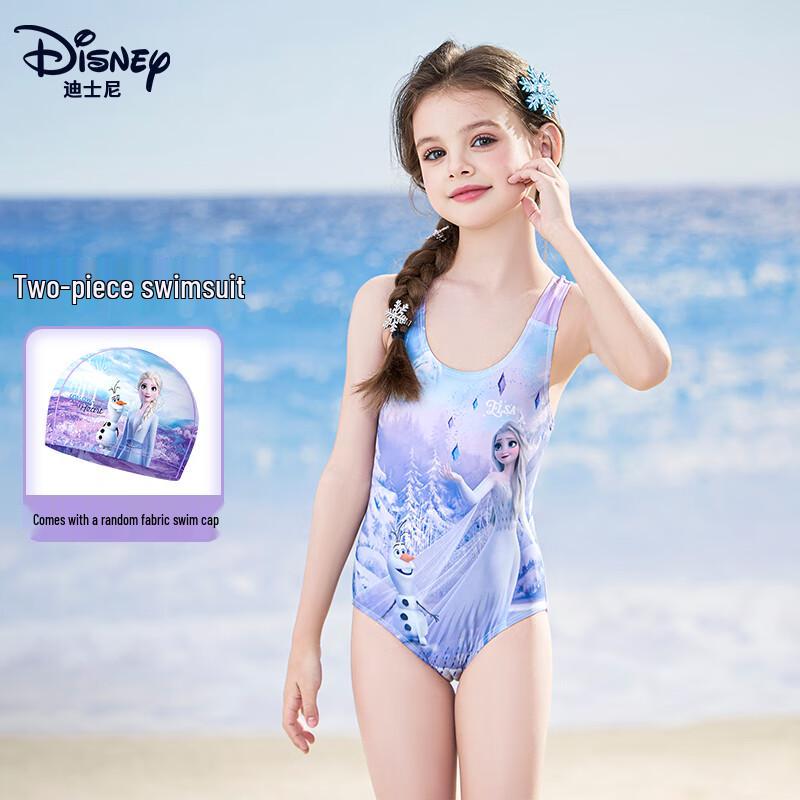 Costum de baie întreg pentru antrenament fete Disney Elsa D35207