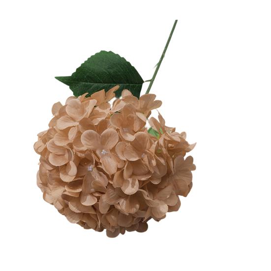 Real Touch Artificial Hydrangea Flower 27.5" Full Fake Hydrangea Flower Lifelike Faux Silk Hydrangeas for DIY Wedding Bouquet Spring Indoor