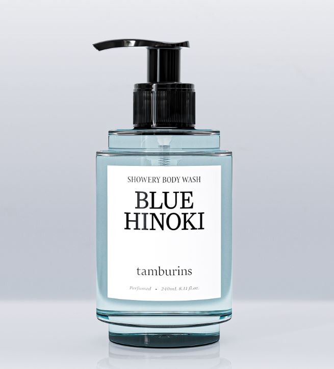 TAMBURINS Гель для душа SHOWERY BLUE HINOKI / Корейский Люксовый Гель для Душа 240ml