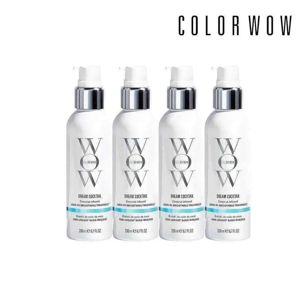 COLOR WOW Dream Cocktail Coconut Infused Leave-in Treatment 200ml (4 bottles)