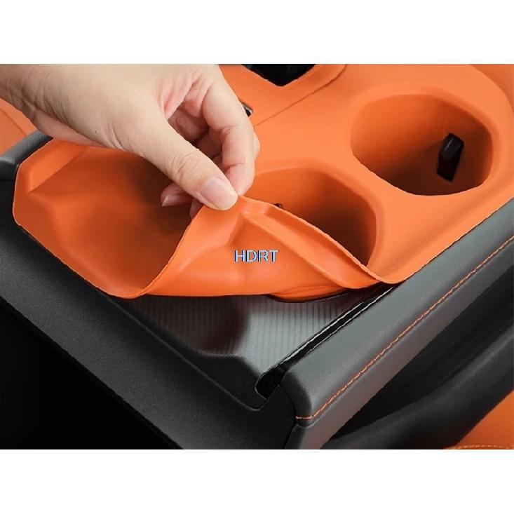For Changan UNI-V UNIV 3th 2025 + Car Styling Center Console Gear Shift Storage Box Water Cup Holder Cover Wireless Charging Pad