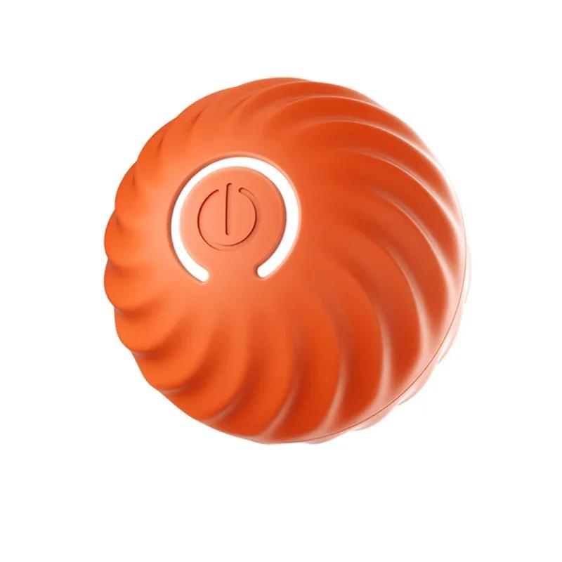 1pcs Automatic Moving Dog Toy Ball Smart USB Jumping Rotating Interactive Dog Chew Toy Ball for Puppy Ball Toys dog stuff puppy
