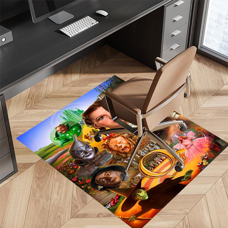 The Wizard of Oz Printed Absorbent Washable Carpet, Non-Slip Bathroom Mats, Kitchen Rugs, Yoga Mat,Living Room Entrance, Camping Picnic Rugs
