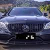 Grill Badge 3D Convex Star Front Embelm For Mercedes Benz AMG A B C E CLA CLS SLK GL Metris GLK GLA G R V VITO GLE GLC GLS